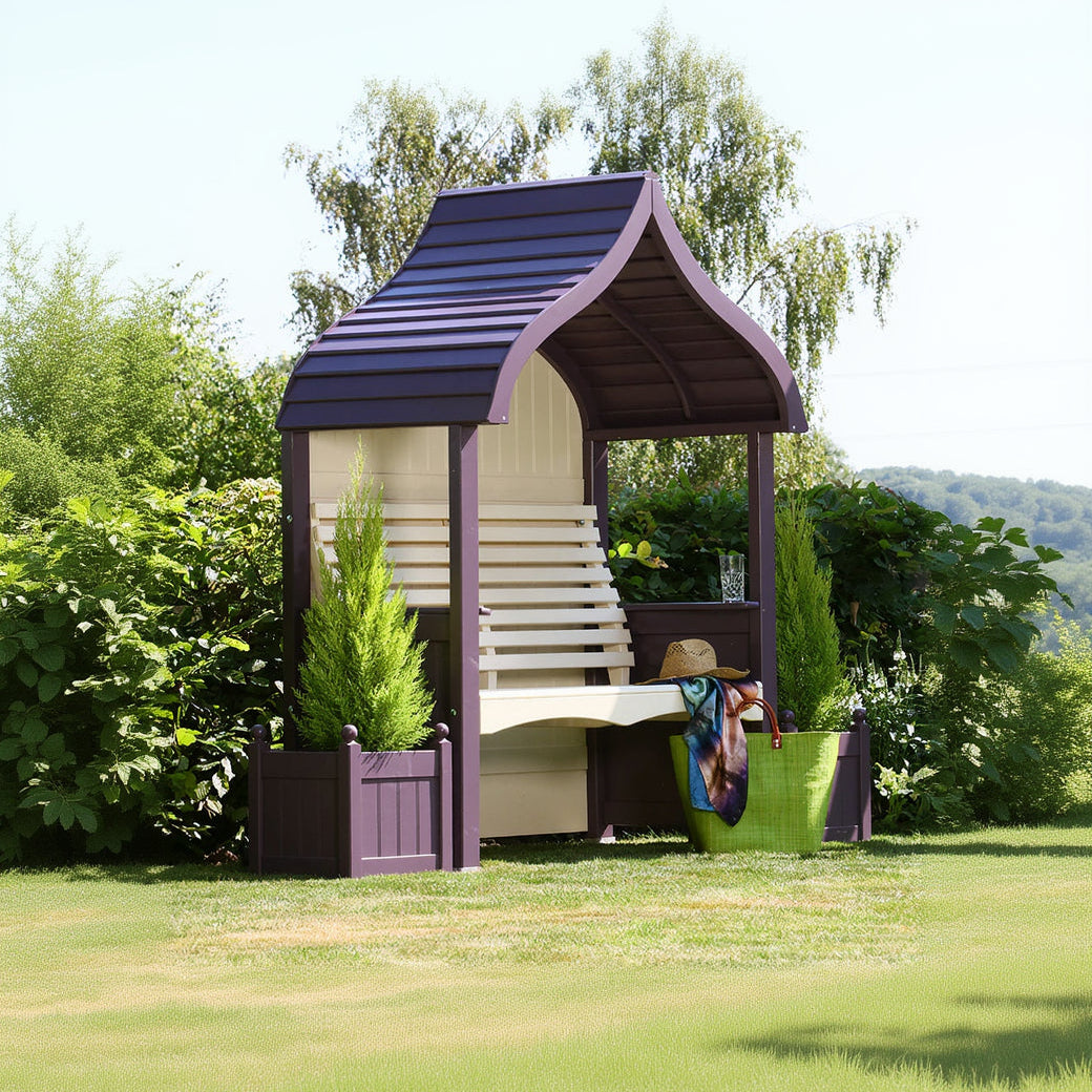 AFK Garden Products Orchard Arbour Lavender and Cream