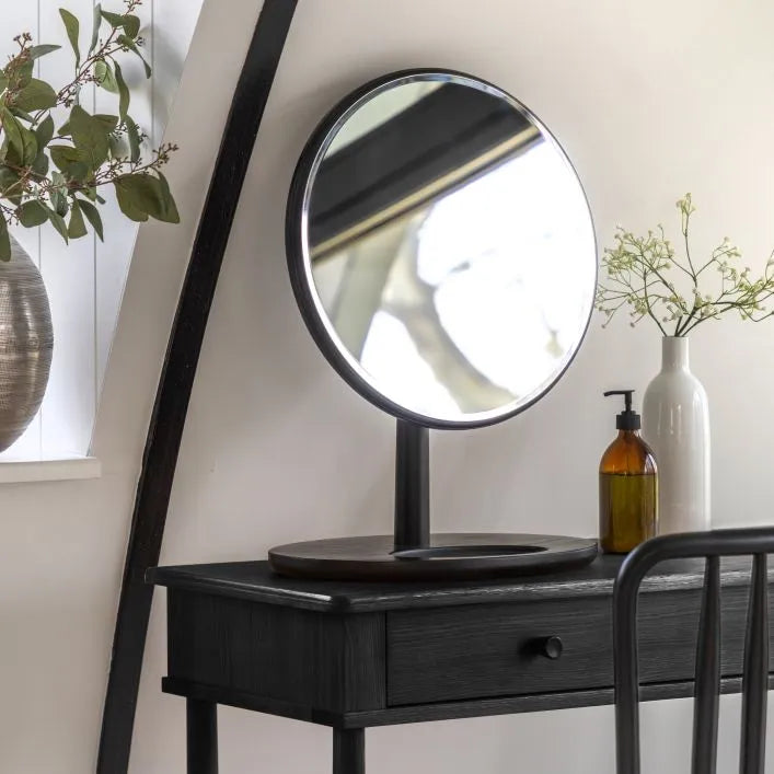Gallery Direct Wycombe Dressing Mirror Black