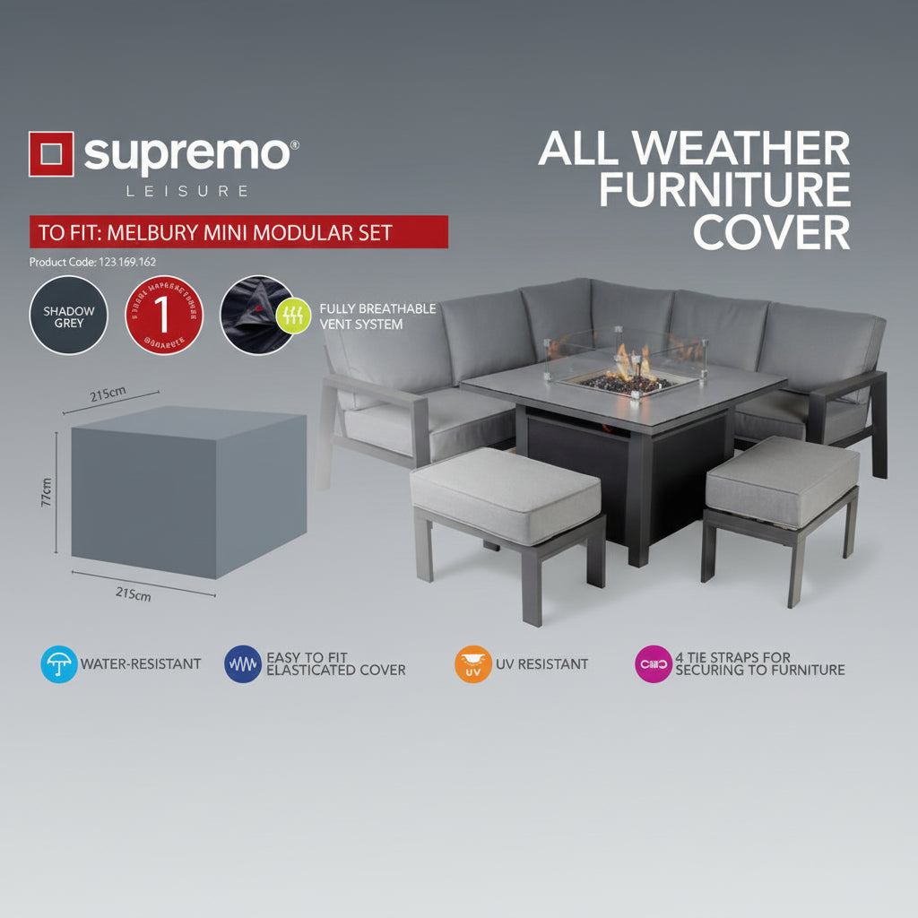 Supremo Melbury Mini Modular Set Furniture Cover – grey