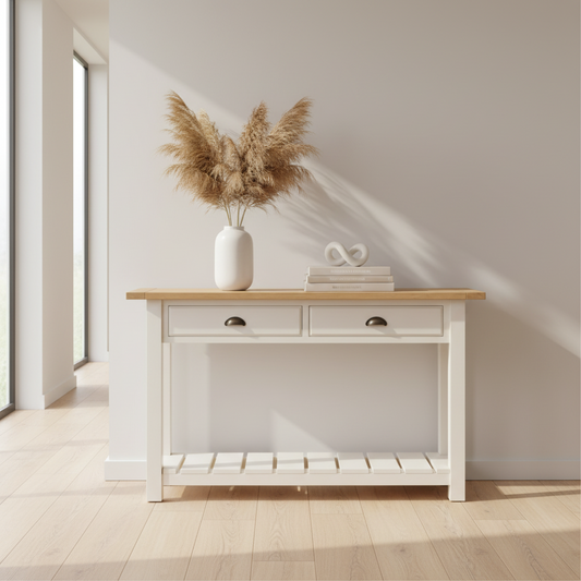 Gallery Direct Eton Console Table in White
