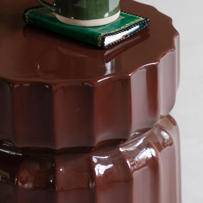 Gallery Direct Cirella Side Table in Rust