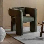 Gallery Direct Arezzo Armchair in Green