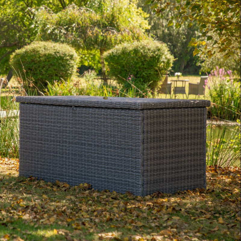 LifestyleGarden Bermuda Cushion Box with Box Liner in Grey