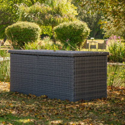 LifestyleGarden Bermuda Cushion Box with Box Liner in Grey