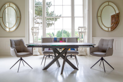 Carlton Furniture Milan Small Extending Dining Table