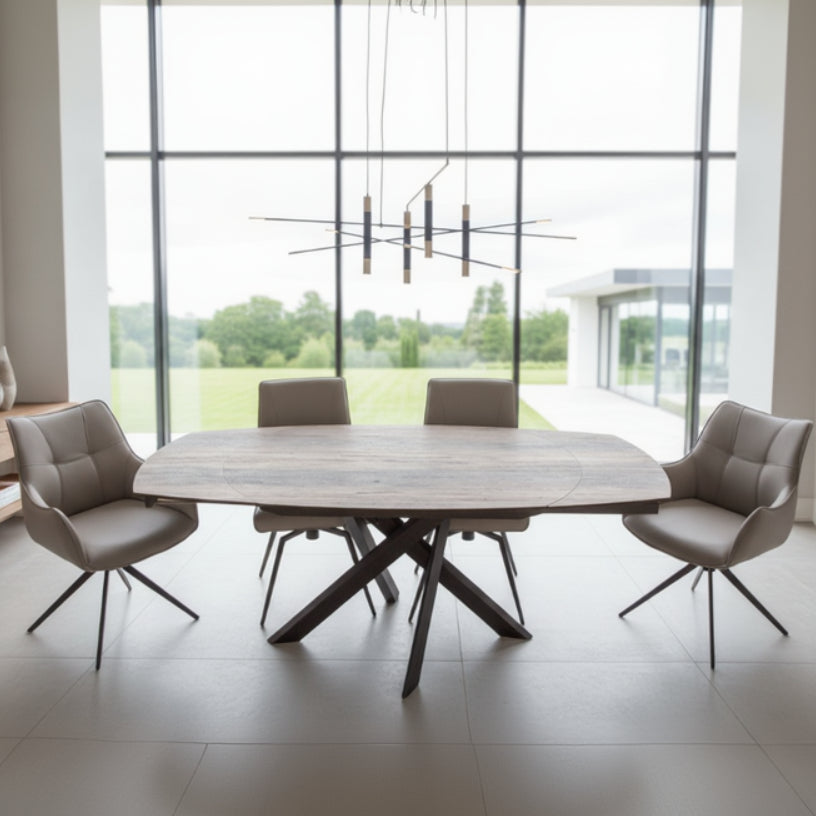 Carlton Furniture Milan Small Extending Dining Table