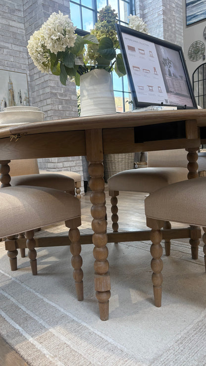 Gallery Direct Artisan Round Extending Dining Table