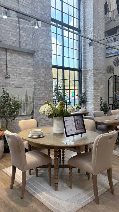 Gallery Direct Artisan Round Extending Dining Table