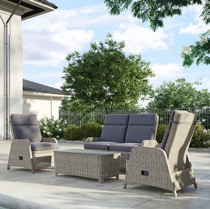 Royal Garden Verando Lounge Set in Dark Grey