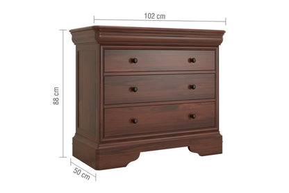 Willis & Gambier Antoinette Wide 3 Drawer Chest
