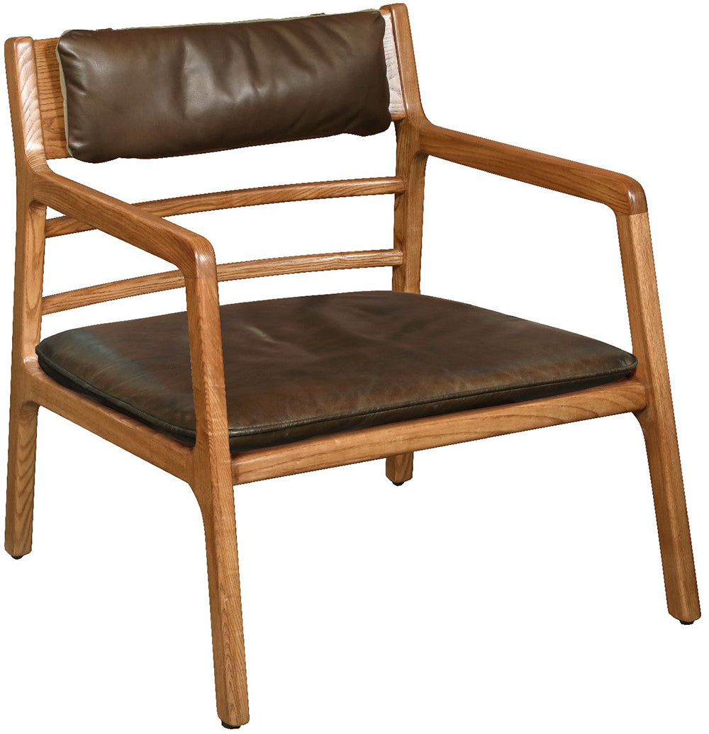 Carlton Furniture Corsham Relax Chair with detachable back rest and seat cushions and an oak wooden frame