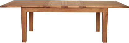 Carlton Furniture Rustic Manor 1500×900 Rectangular Dining Table features a solid oak extending table top that can seat 4-6 people