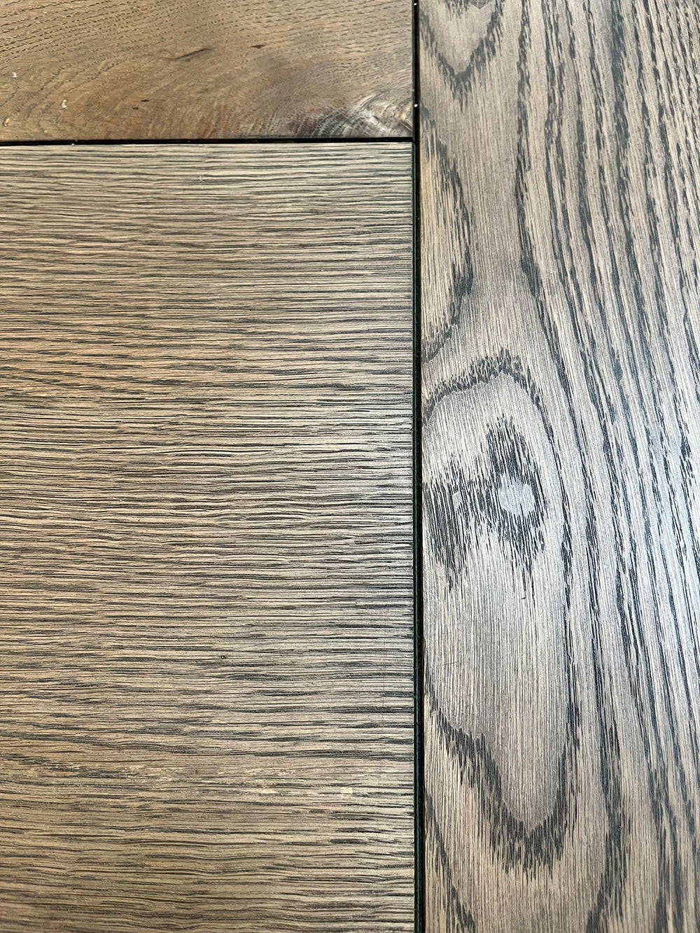 Carlton Furniture Windermere Rustic Monastery Extending Dining Table in Grey Oil Finished oak wood 
