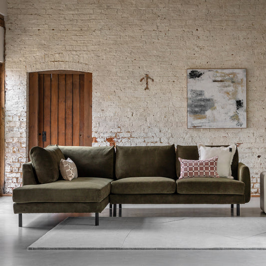 Gallery Direct Clerkenwell Left Hand Chaise Sofa