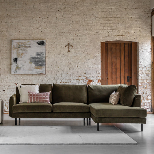 Gallery Direct Clerkenwell Right Hand Chaise Sofa