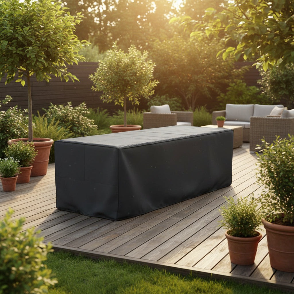 Cushion Bag Aerocover 200cm x 75cm x 60cm is a breathable water resistant furniture cover with adjustable drawstring stoppers for a custom fit