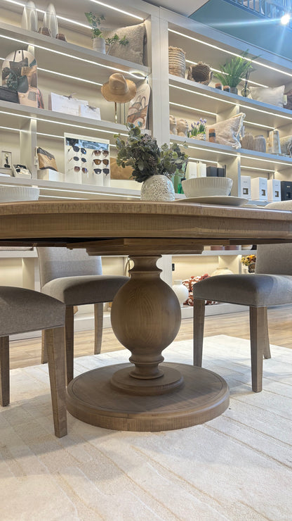 Gallery Direct Vancouver Round Extending Dining Table