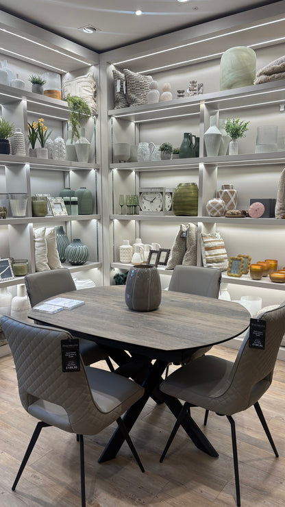 Carlton Furniture Milan Small Extending Dining Table