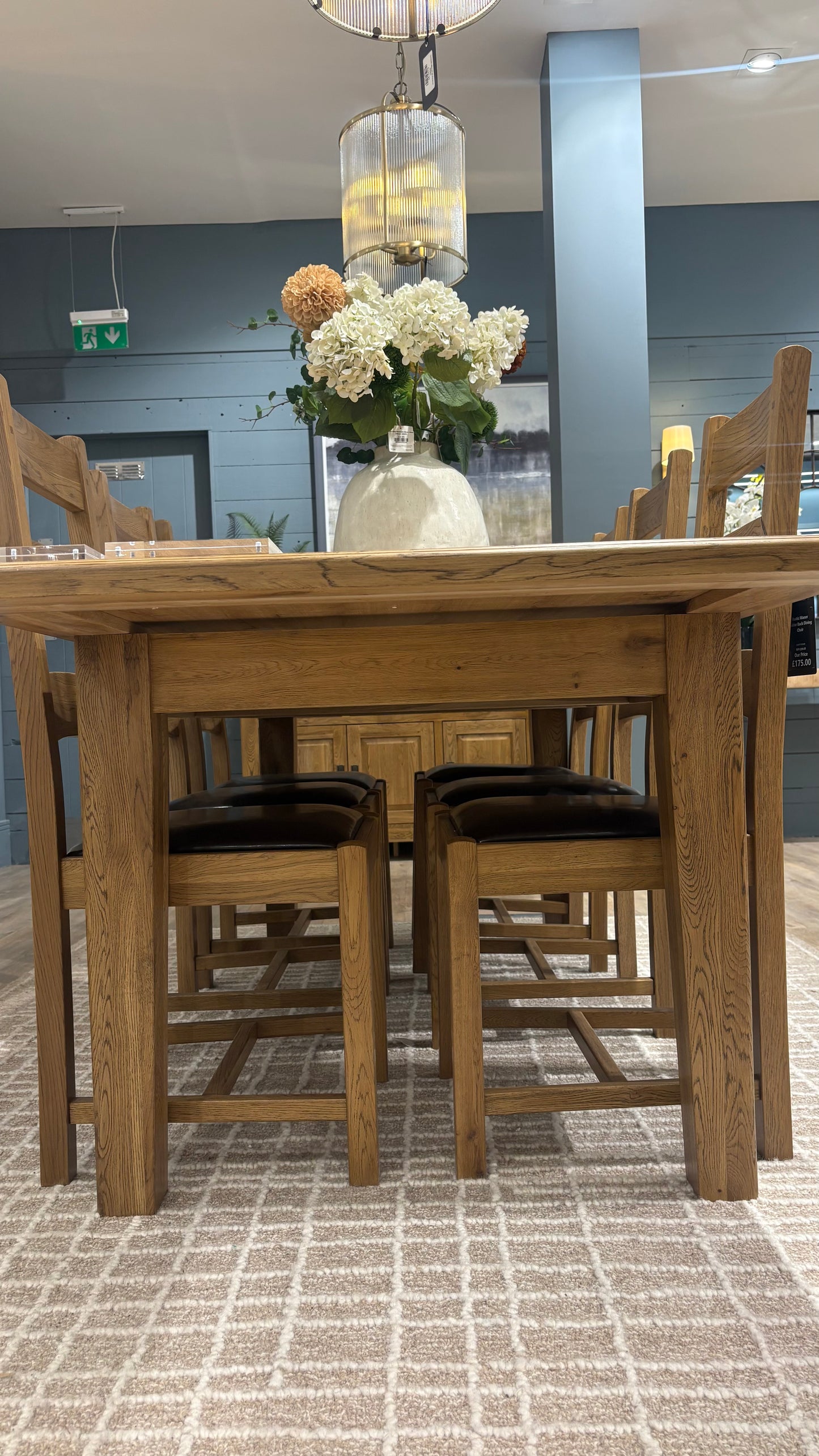 Carlton Furniture Rustic Manor 1800×900 Extending Dining Table