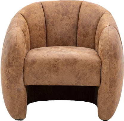 Gallery Direct Atella Tub Chair in Antique Tan