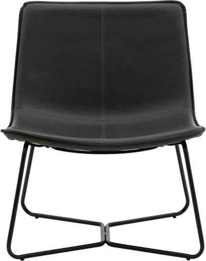 Gallery Direct Hawking Lounge Chair in Charcoal