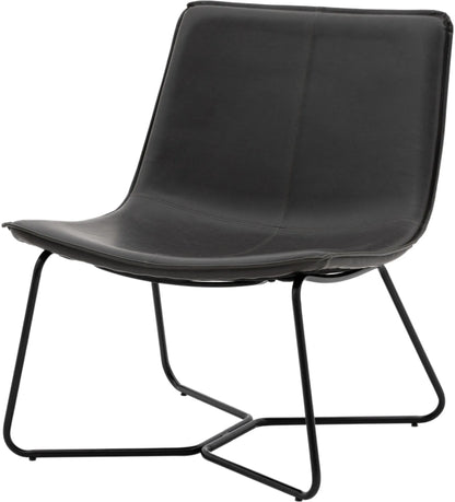Gallery Direct Hawking Lounge Chair in Charcoal