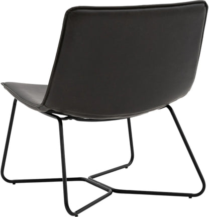 Gallery Direct Hawking Lounge Chair in Charcoal
