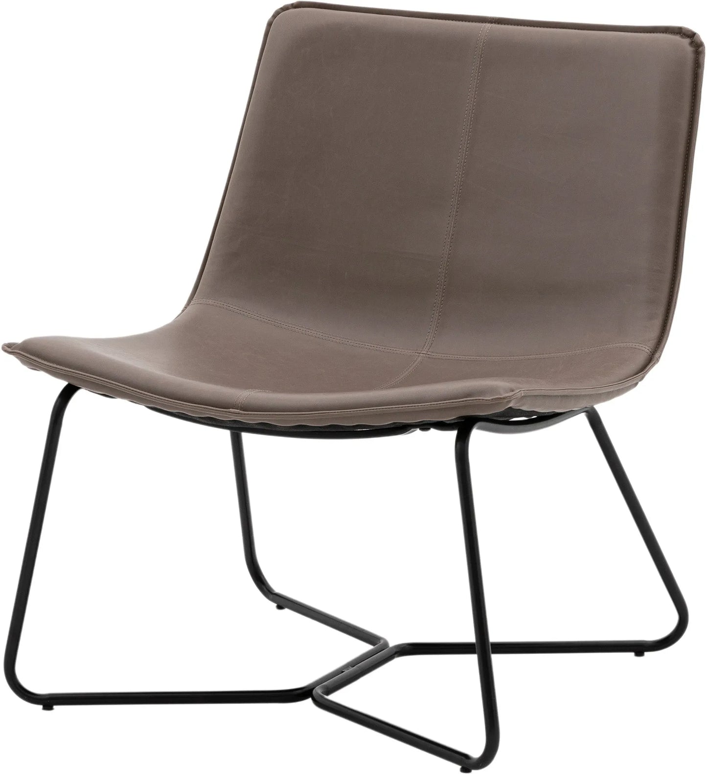 Gallery Direct Hawking Lounge Chair in Ember