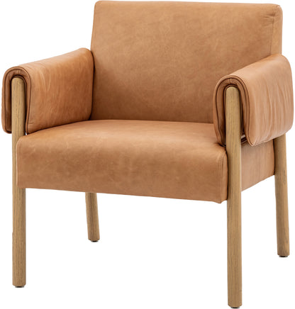 Gallery Direct Stratford Armchair in Brown Leather