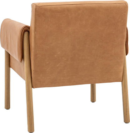 Gallery Direct Stratford Armchair in Brown Leather