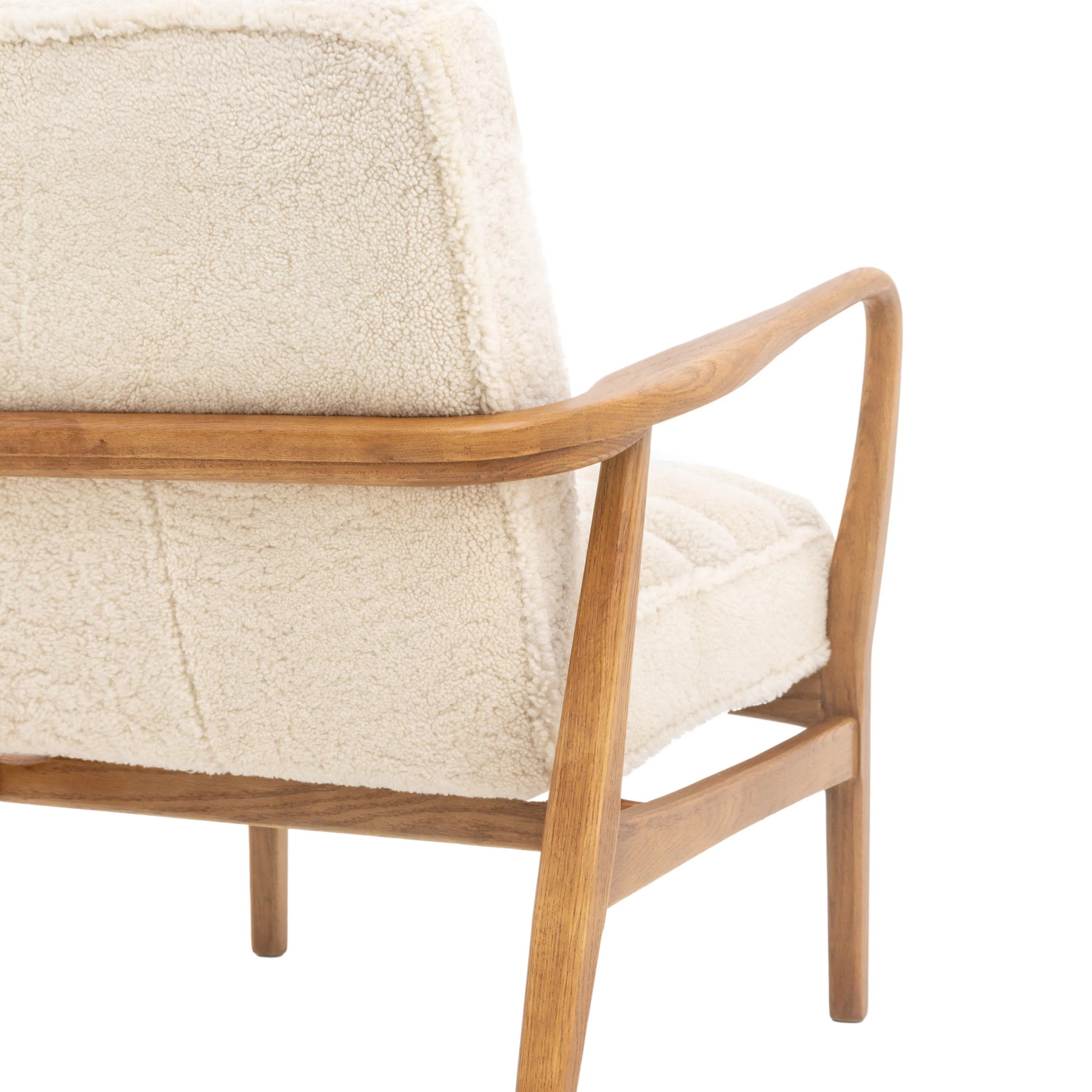 Gallery Direct Datsun Armchair in Cream Sheepskin