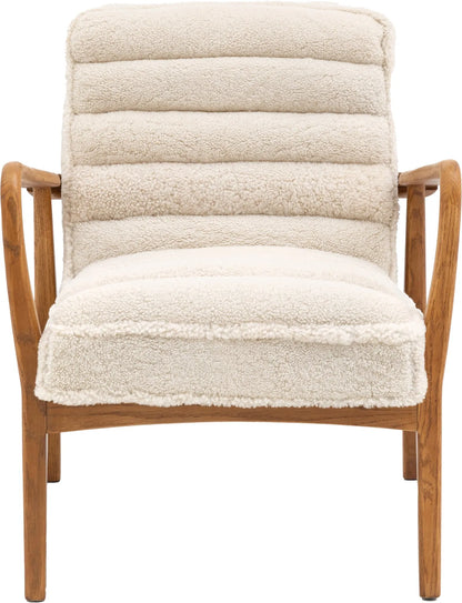 Gallery Direct Datsun Armchair in Cream Sheepskin