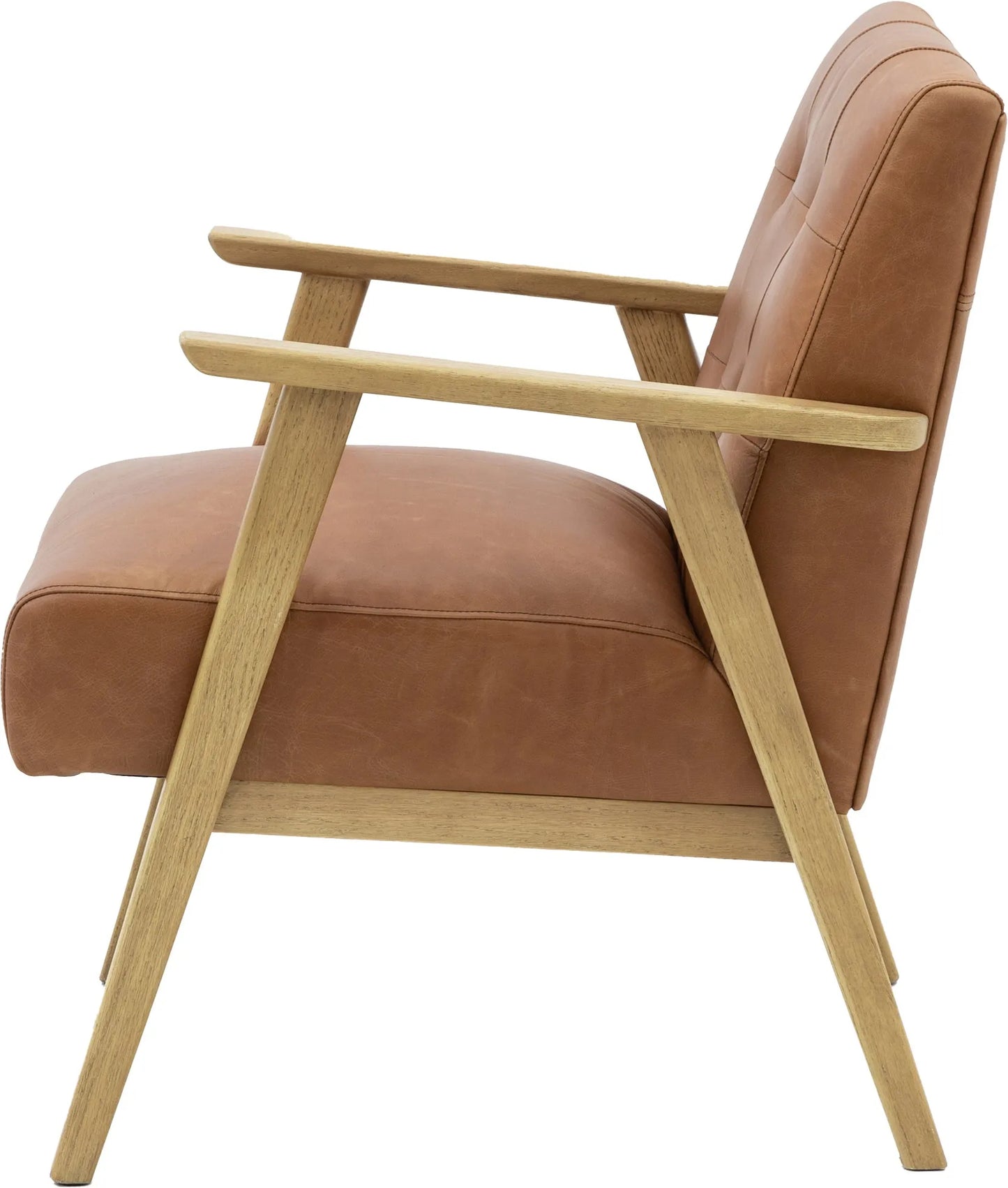 Gallery Direct Blackhall Armchair in Antique Brown Leather