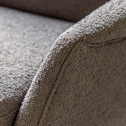 Gallery Direct Brompton Armchair in Dark Grey Linen Fabric