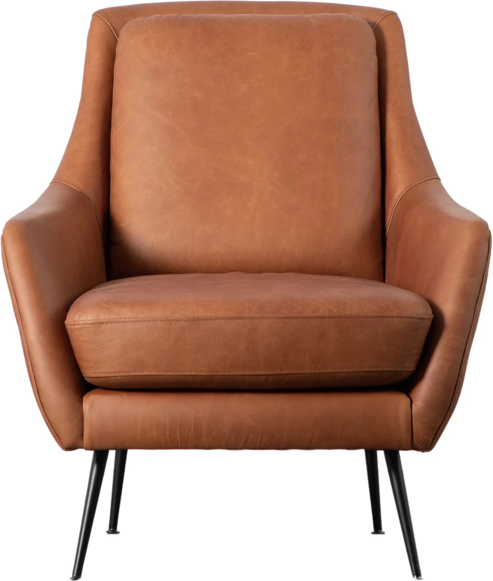 Gallery Direct Brompton Armchair in Brown Leather