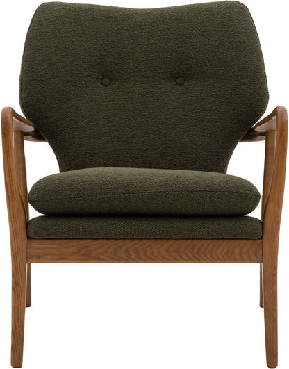 Gallery Direct Jensen Armchair in Green