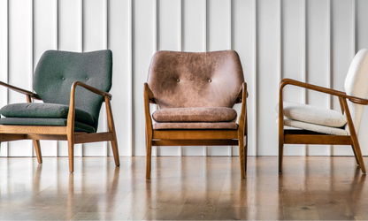 Gallery Direct Jensen Armchair in Brown Leather