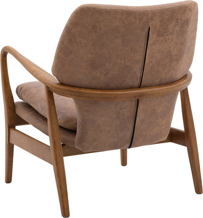 Gallery Direct Jensen Armchair in Brown Leather