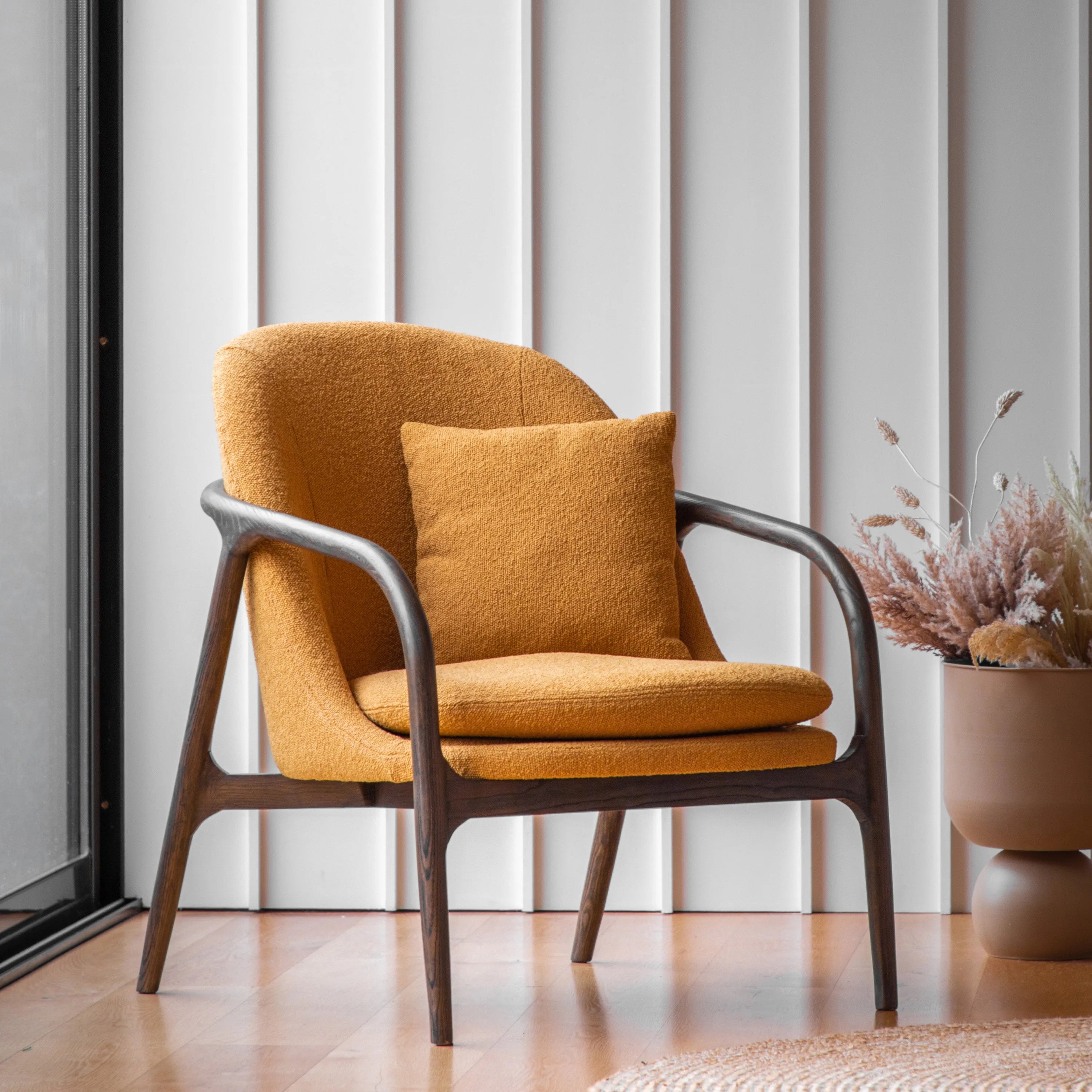 Gallery Direct Alegra Armchair in Ochre