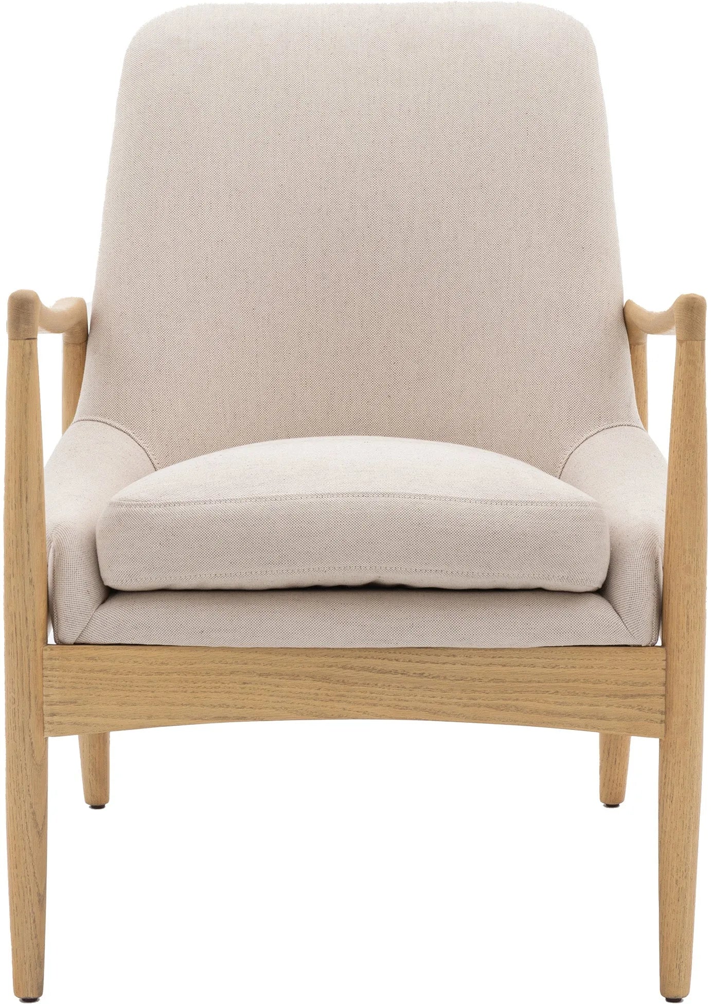 Gallery Direct Carrera Armchair in Natural Linen