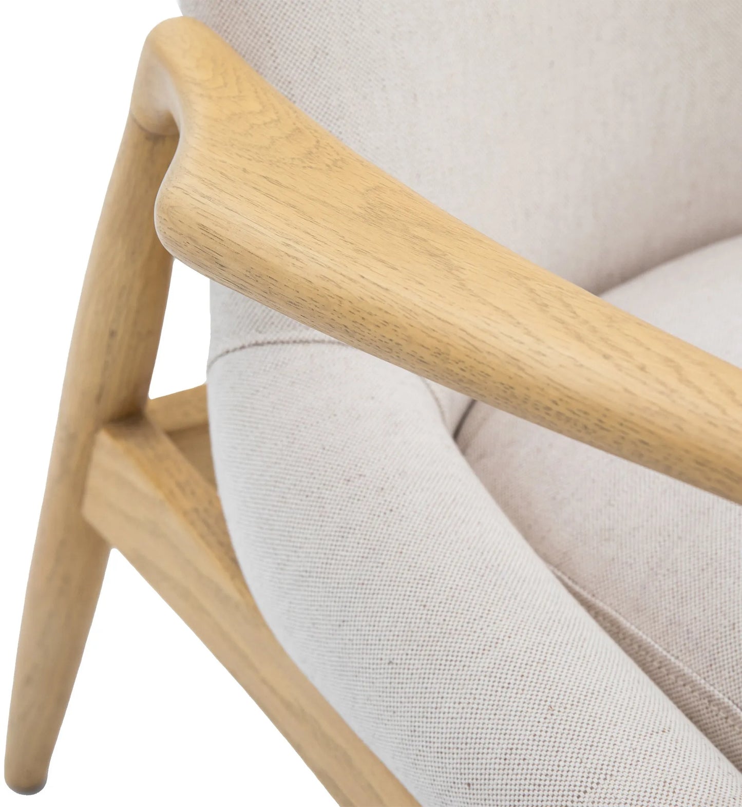Gallery Direct Carrera Armchair in Natural Linen