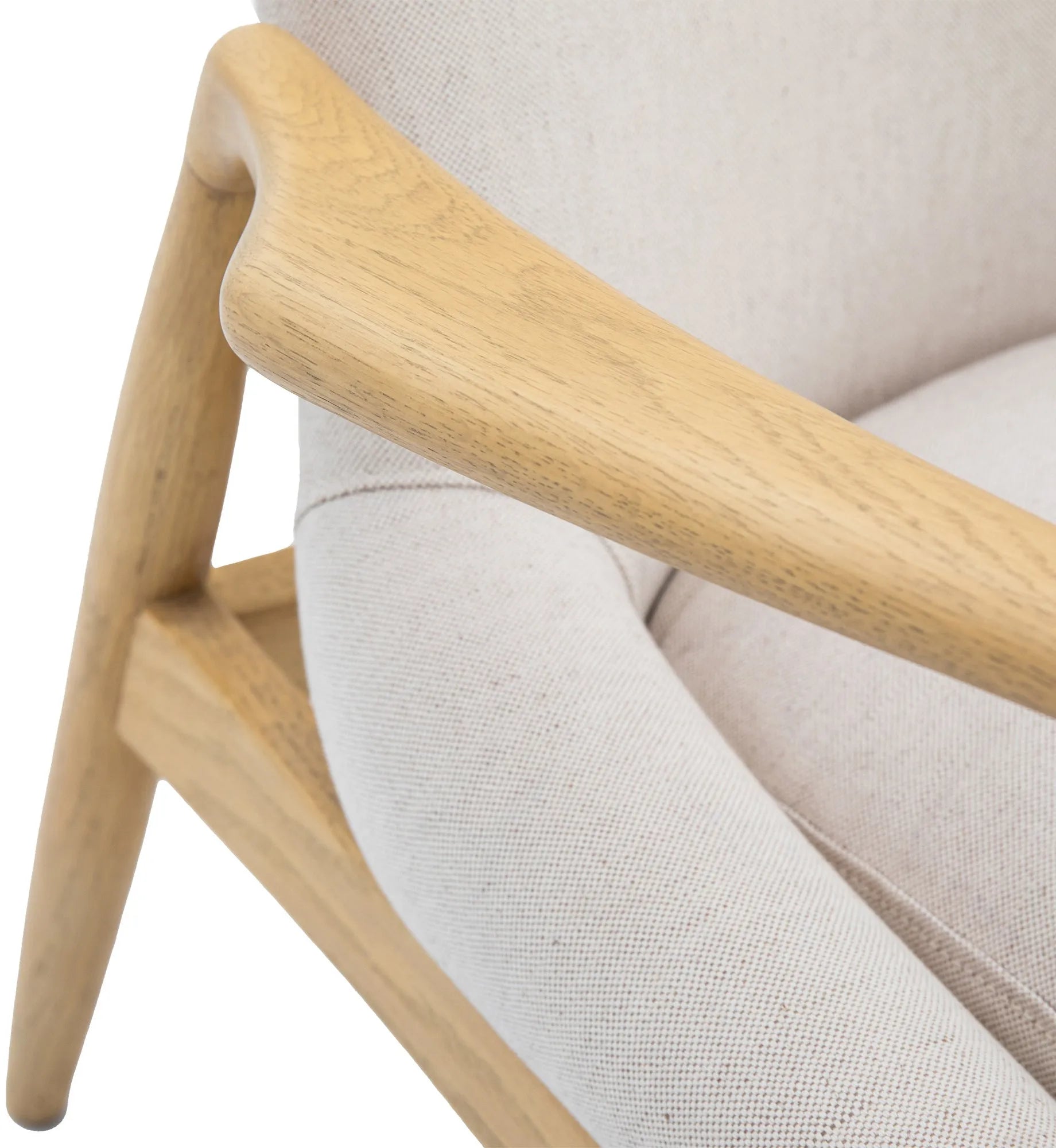 Gallery Direct Carrera Armchair in Natural Linen
