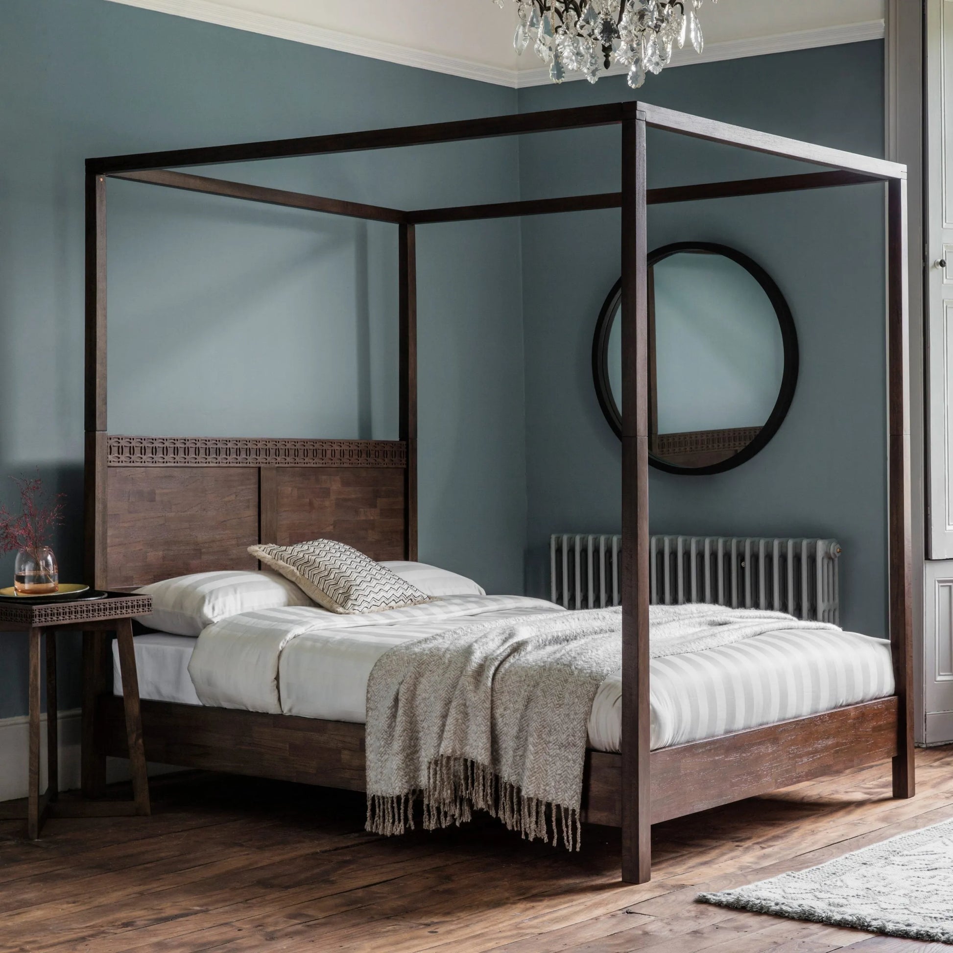 Gallery Direct Boho Retreat 4 Poster 6' Bed