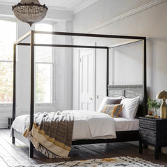 Gallery Direct Boho Boutique 4 Poster 6' Bed