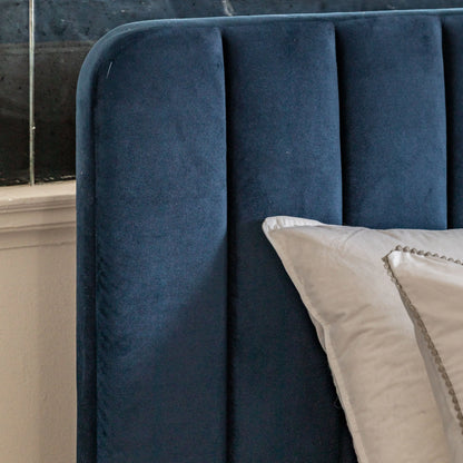 Gallery Direct Kensington Double Bed in Indigo
