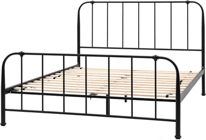 Gallery Direct Loughton Double Bedstead in Black