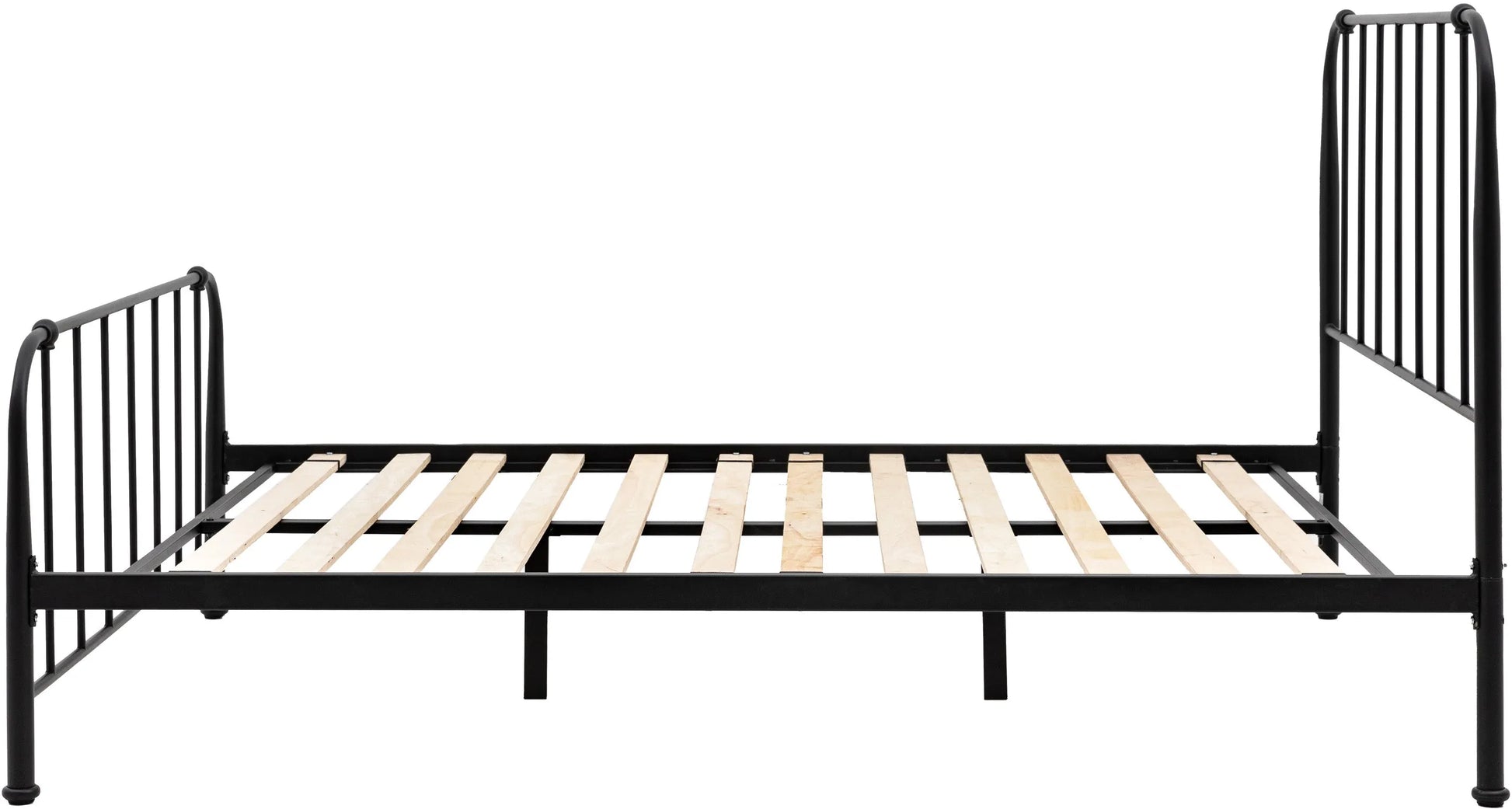 Gallery Direct Loughton Double Bedstead in Black