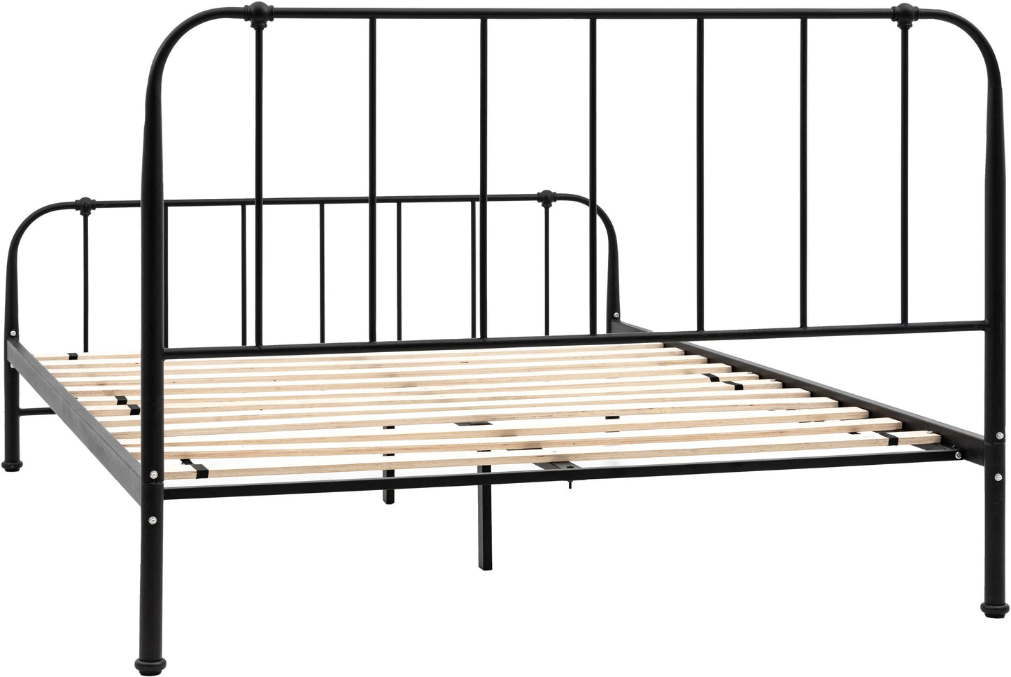 Gallery Direct Loughton Double Bedstead in Black