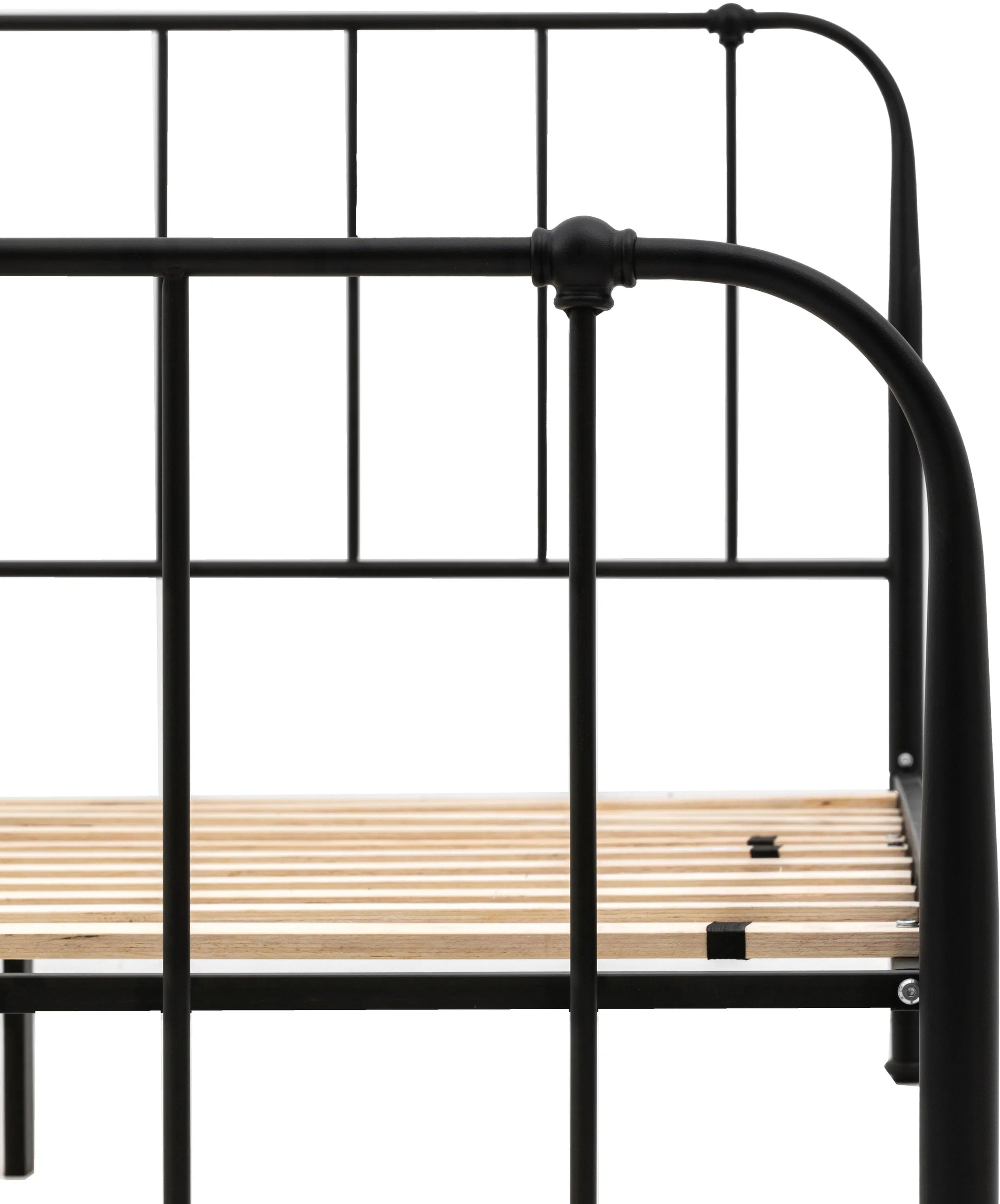 Gallery Direct Loughton Double Bedstead in Black