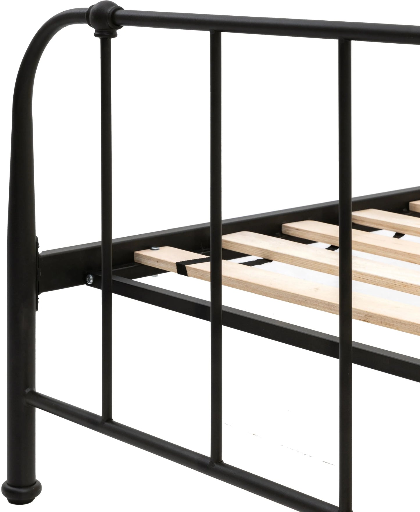 Gallery Direct Loughton Double Bedstead in Black